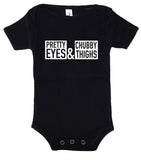 Pretty Eyes & Chubby Thighs Baby Romper