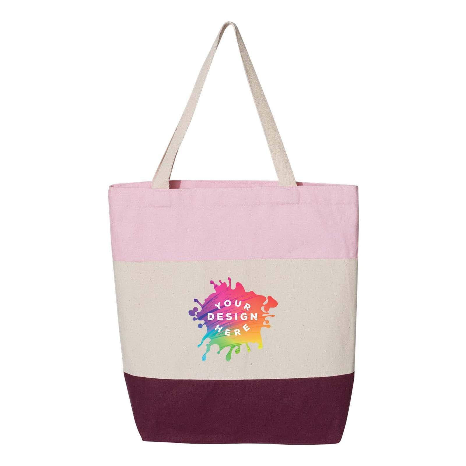 Q-Tees 11L Tri-Color Tote - Mato & Hash
