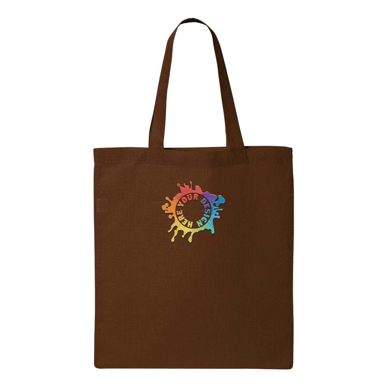 Q-Tees Economical Tote Embroidery - Mato & Hash