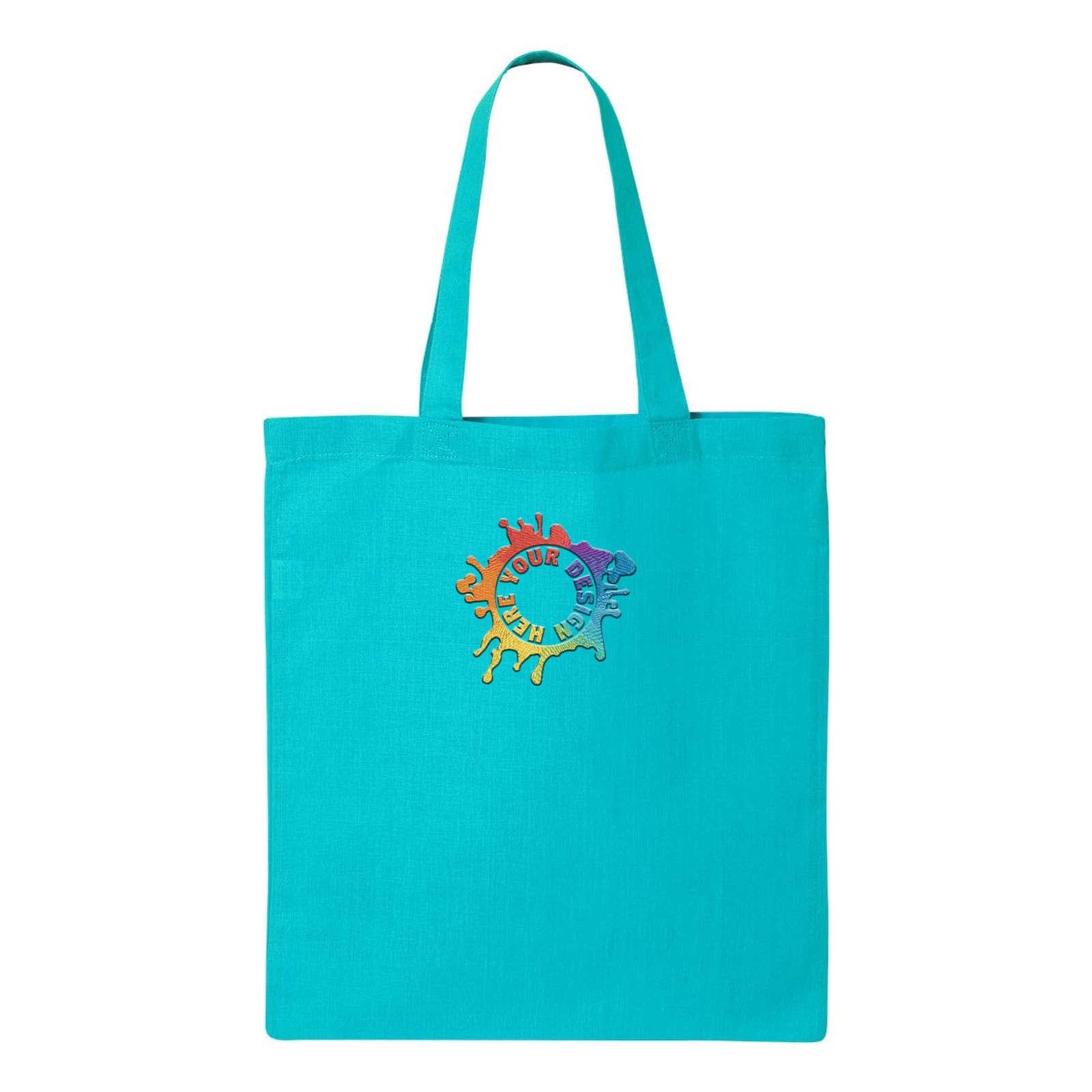 Q-Tees Economical Tote Embroidery - Mato & Hash