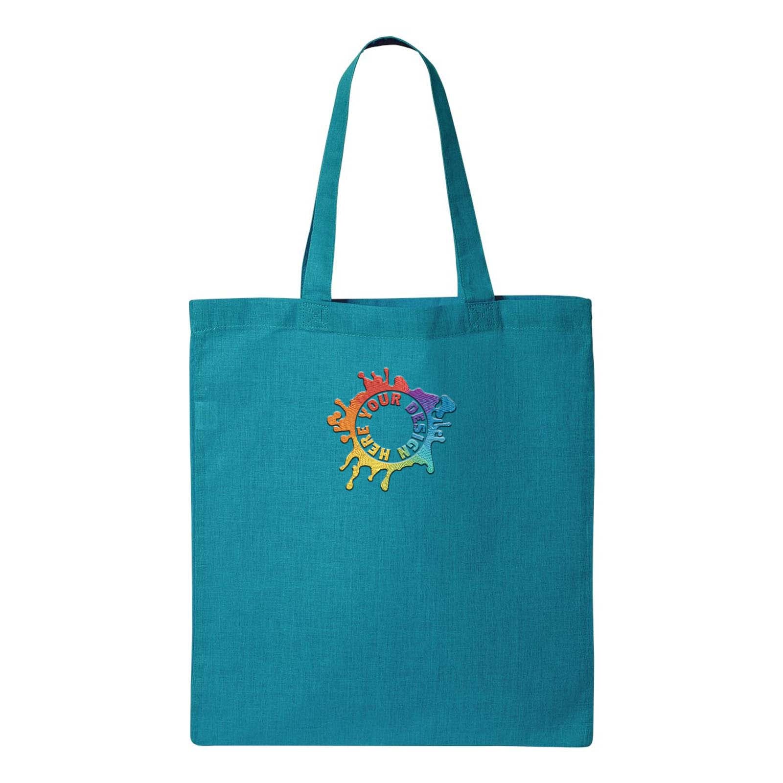 Q-Tees Economical Tote Embroidery - Mato & Hash