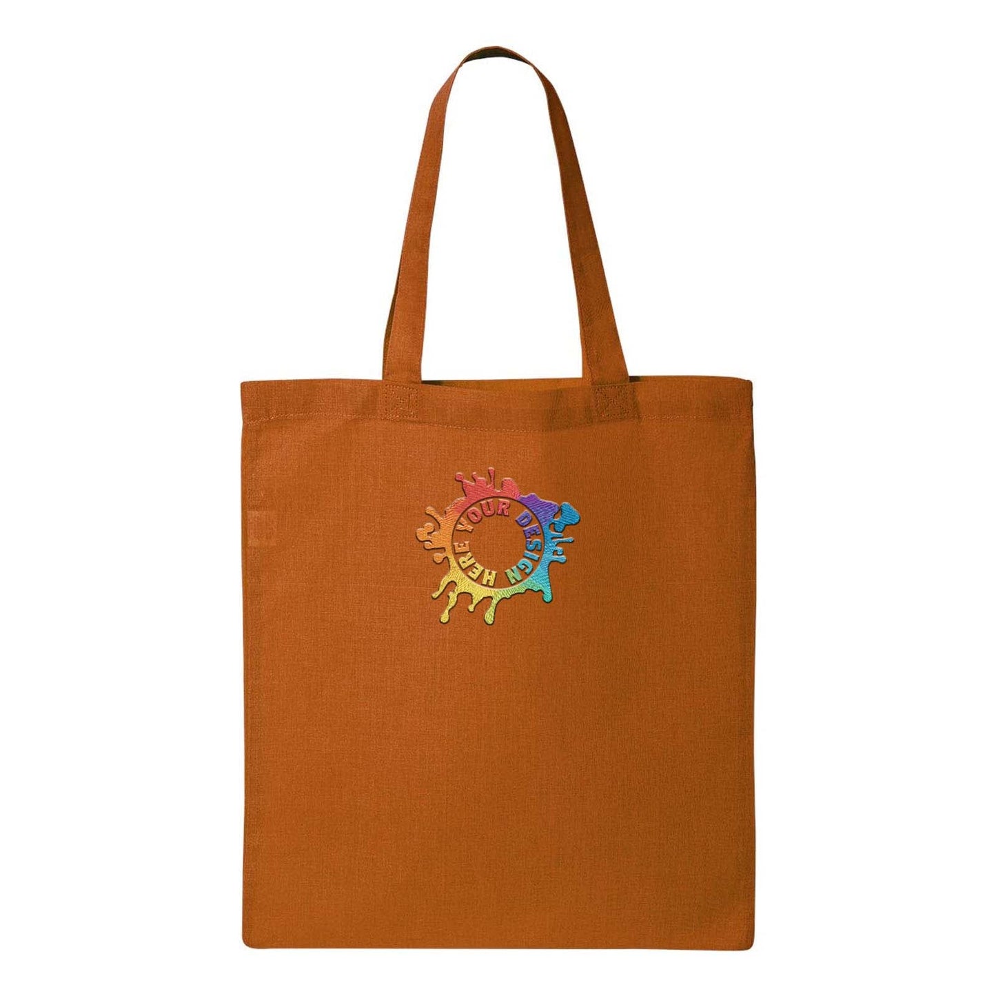 Q-Tees Economical Tote Embroidery - Mato & Hash