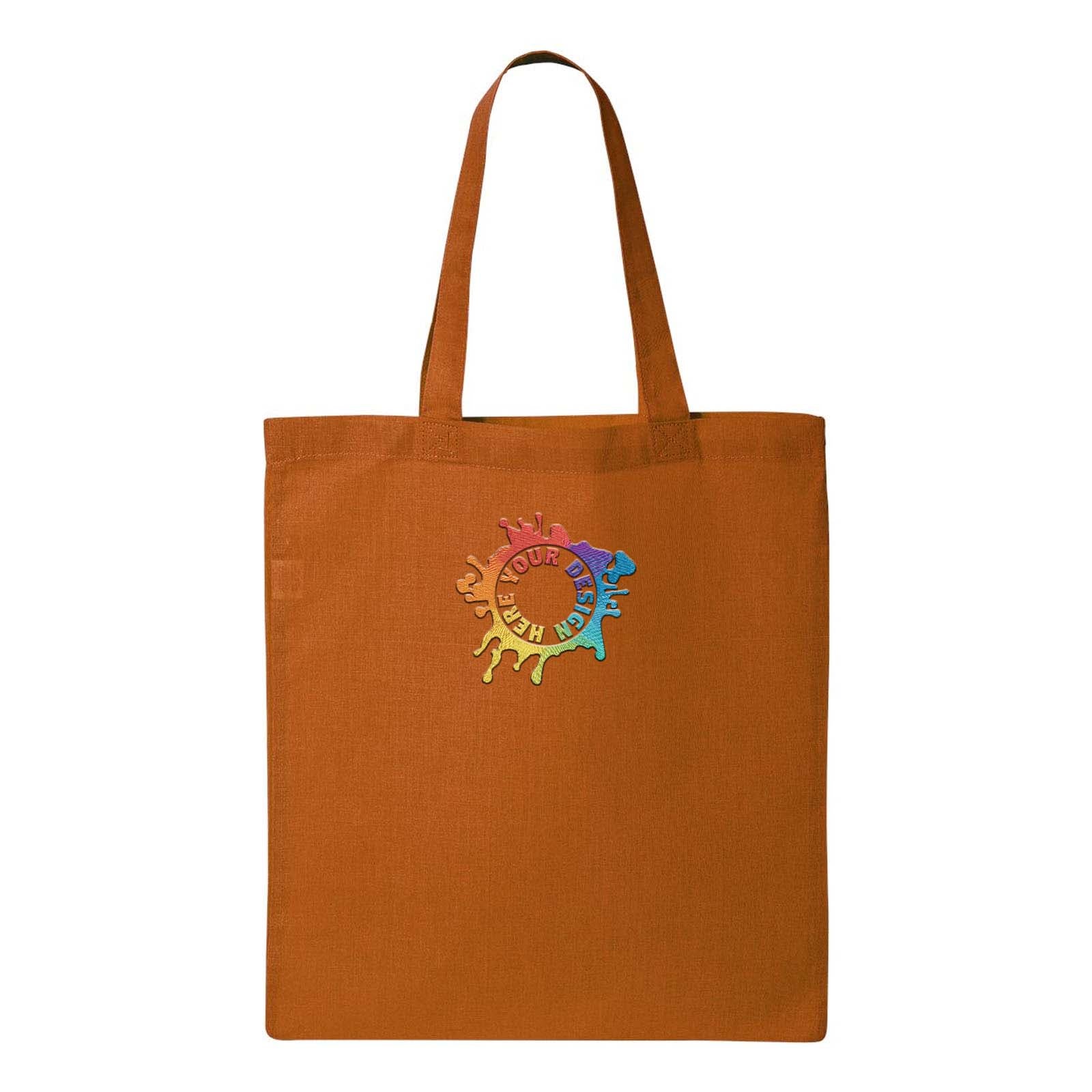 Q-Tees Economical Tote Embroidery - Mato & Hash