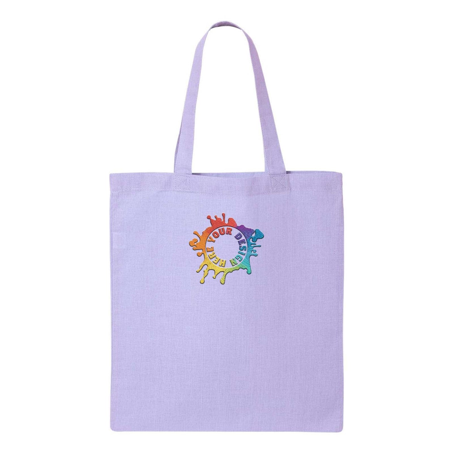 Q-Tees Economical Tote Embroidery - Mato & Hash