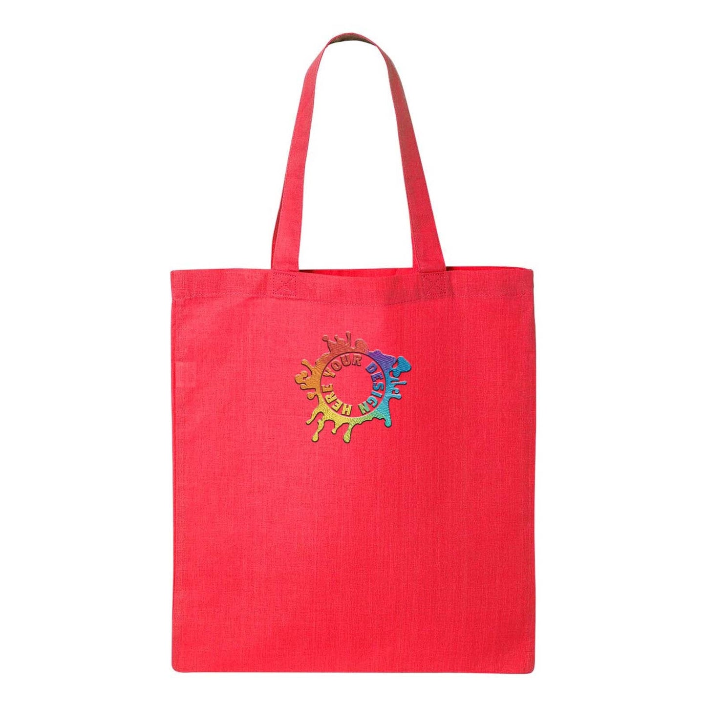 Q-Tees Economical Tote Embroidery - Mato & Hash
