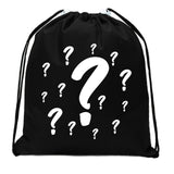 Question Marks Mini Polyester Drawstring Bag