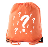 Question Marks Polyester Drawstring Bag - Mato & Hash