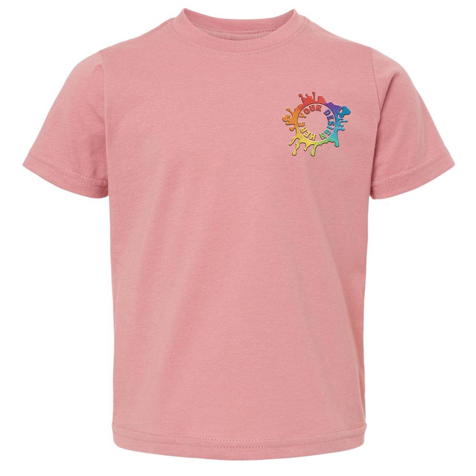 Rabbit Skins Toddler 100% Cotton Jersey T-Shirt Embroidery - Mato & Hash