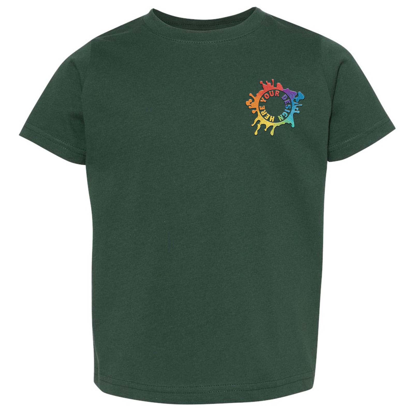 Rabbit Skins Toddler 100% Cotton Jersey T-Shirt Embroidery - Mato & Hash