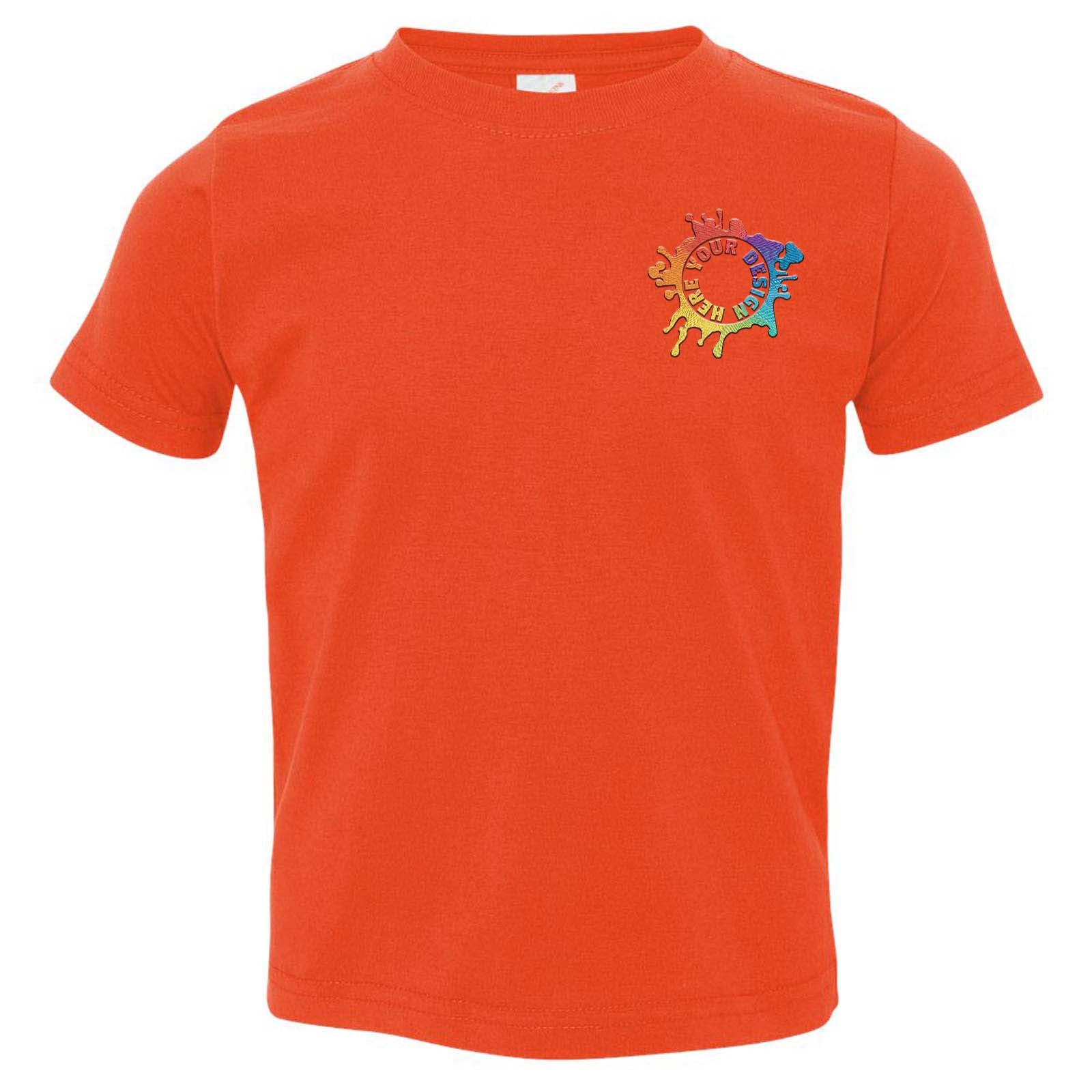 Rabbit Skins Toddler 100% Cotton Jersey T-Shirt Embroidery - Mato & Hash
