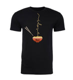 Ramen Bowl & Chopsticks Custom Name Mens T Shirts