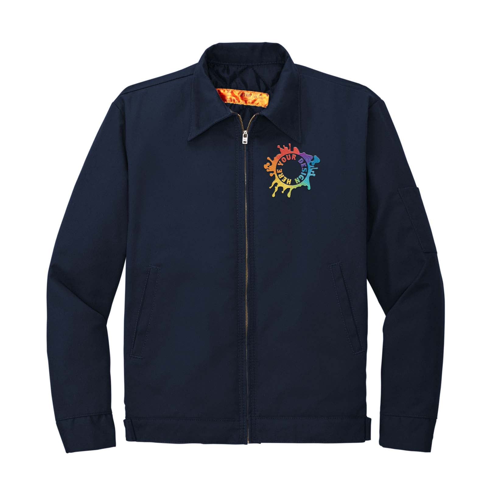Red Kap® Slash Pocket Jacket Embroidery - Mato & Hash