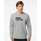 Red Level Adidas - Fleece Crewneck Sweatshirt Printed - Mato & Hash