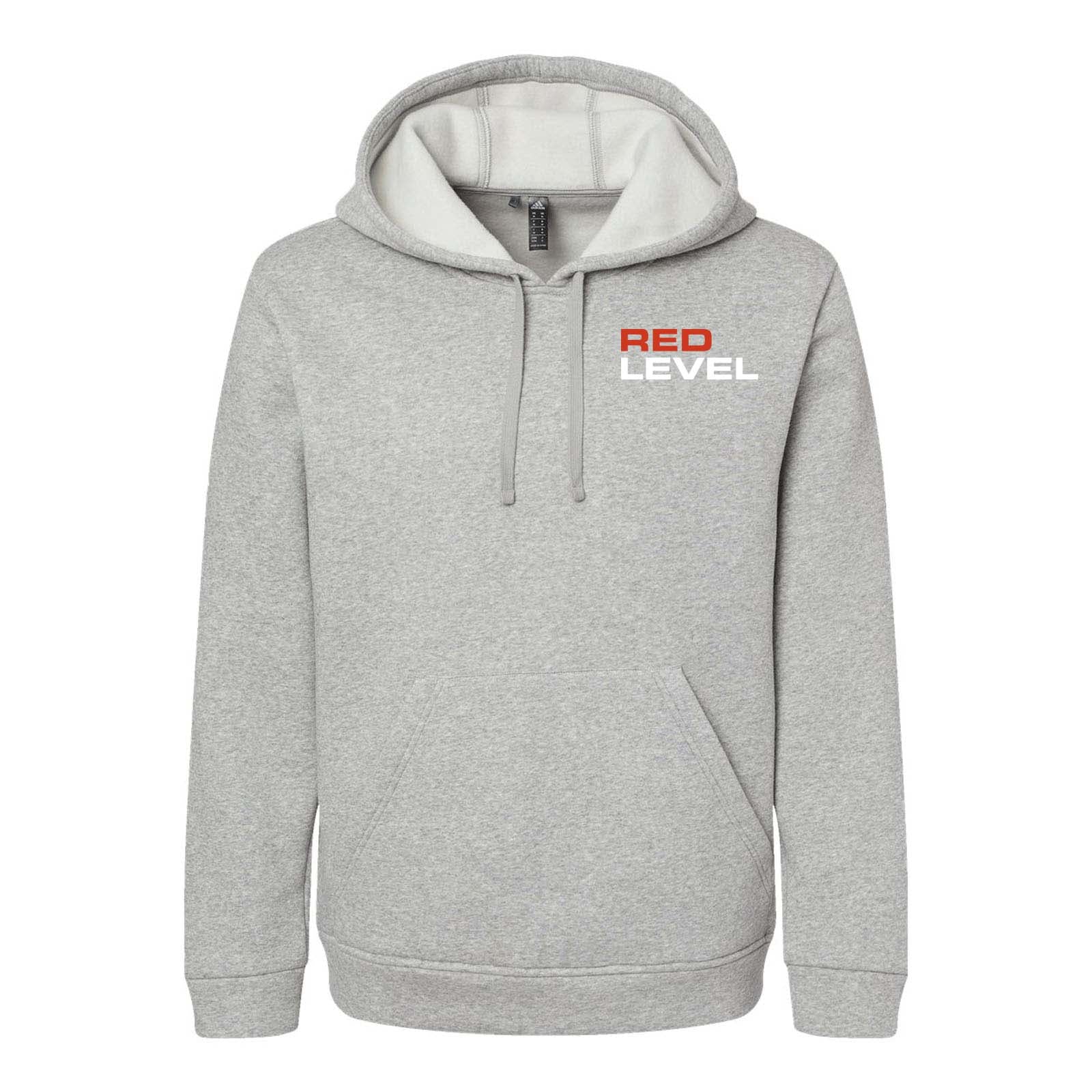 Red Level Adidas - Fleece Hooded Sweatshirt Embroidery - Mato & Hash