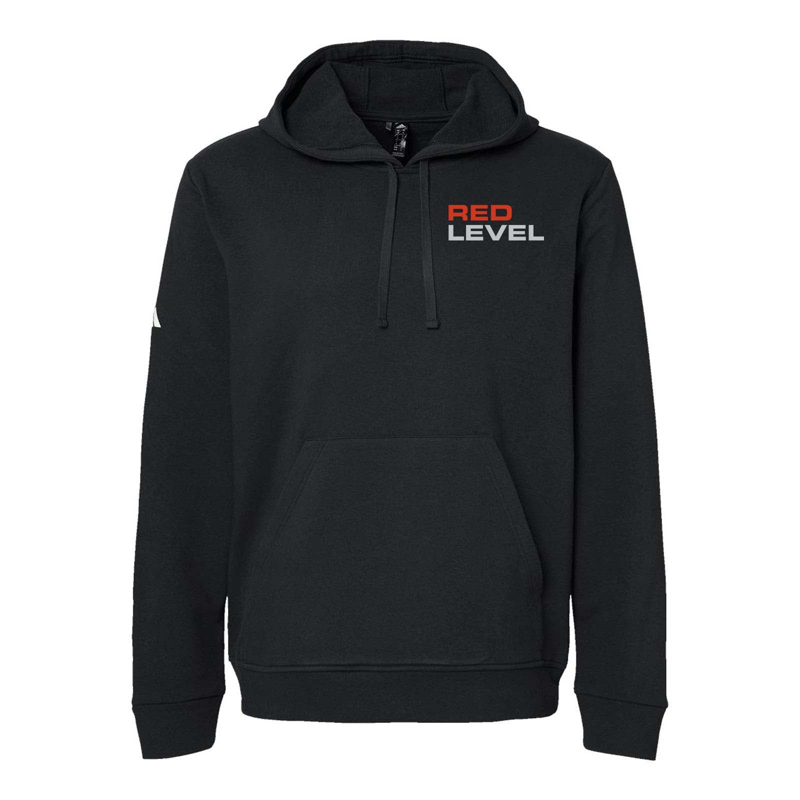 Red Level Adidas - Fleece Hooded Sweatshirt Embroidery - Mato & Hash