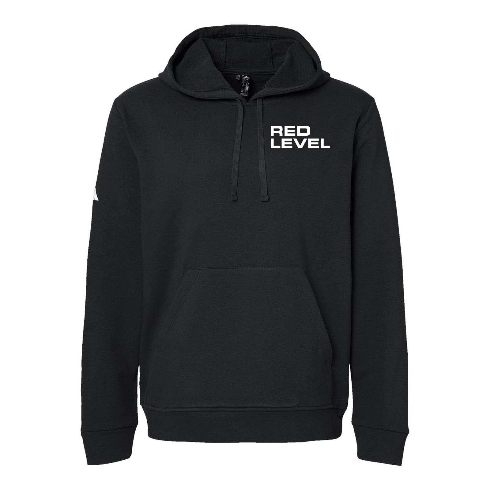 Red Level Adidas - Fleece Hooded Sweatshirt Embroidery - Mato & Hash