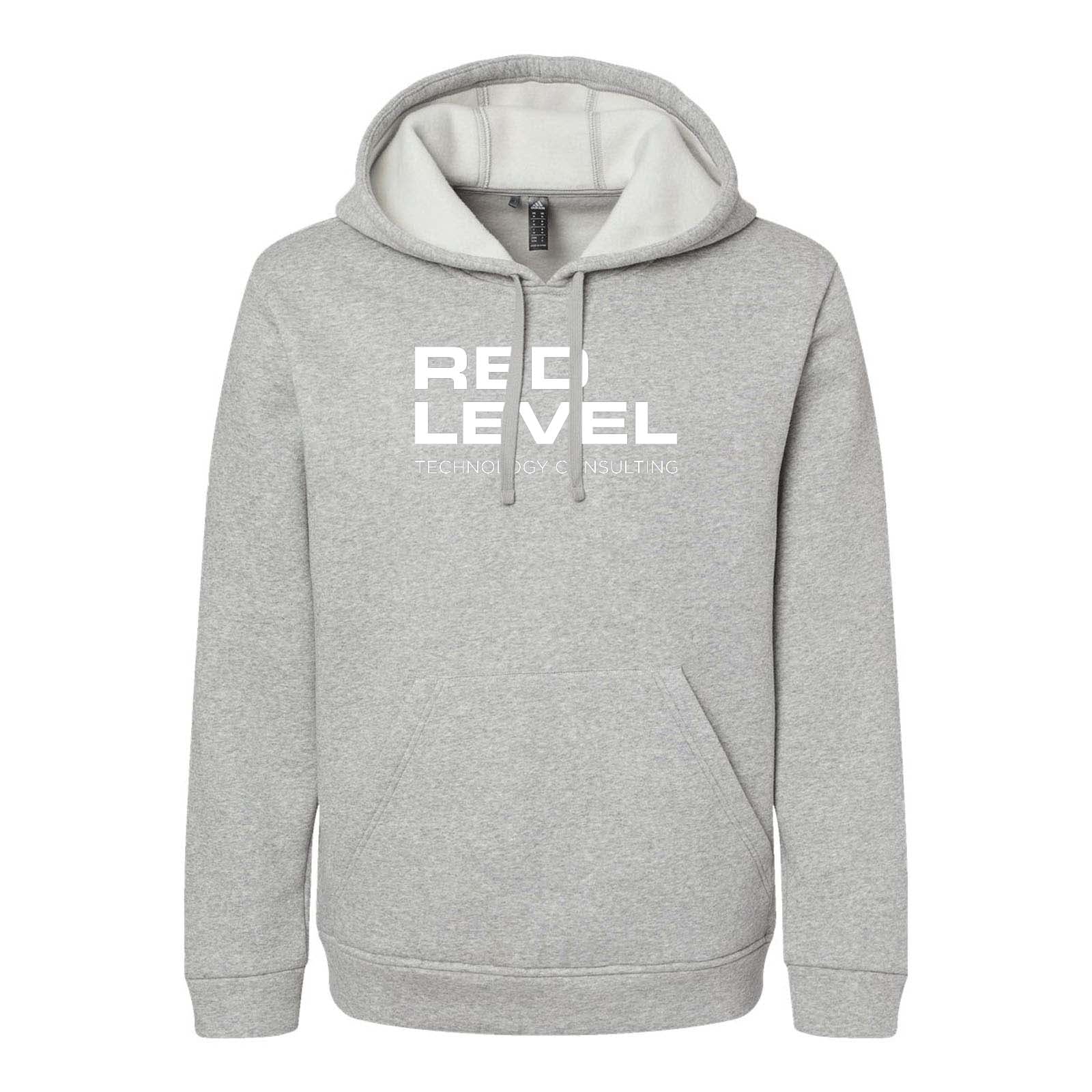 Red Level Adidas - Fleece Hooded Sweatshirt Printed - Mato & Hash