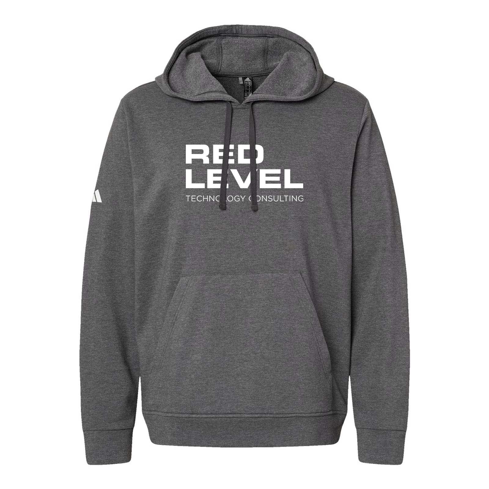 Red Level Adidas - Fleece Hooded Sweatshirt Printed - Mato & Hash