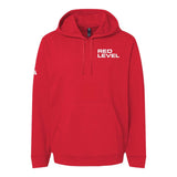 Red Level Adidas - Fleece Hooded Sweatshirt Printed - Mato & Hash