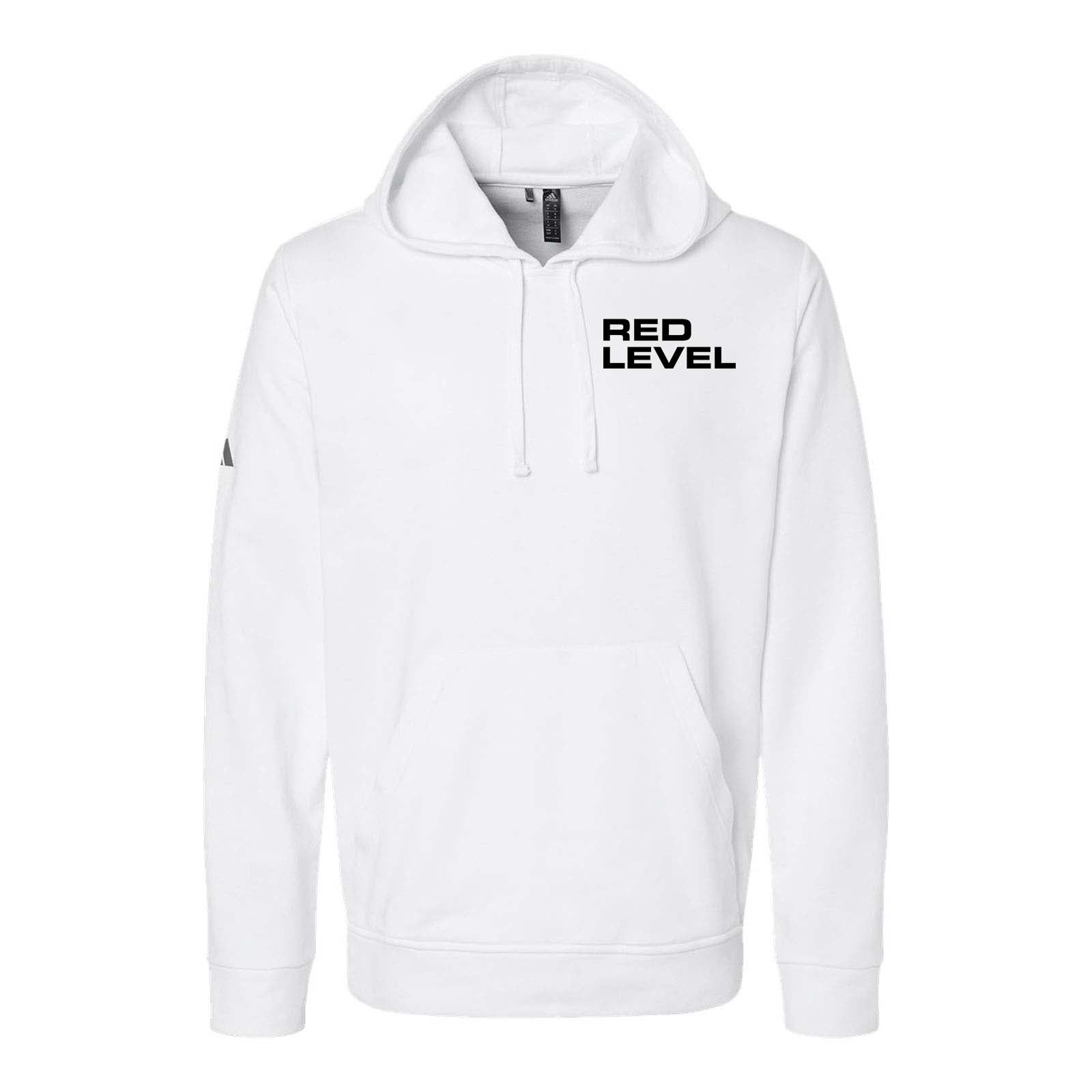 Red Level Adidas - Fleece Hooded Sweatshirt Printed - Mato & Hash