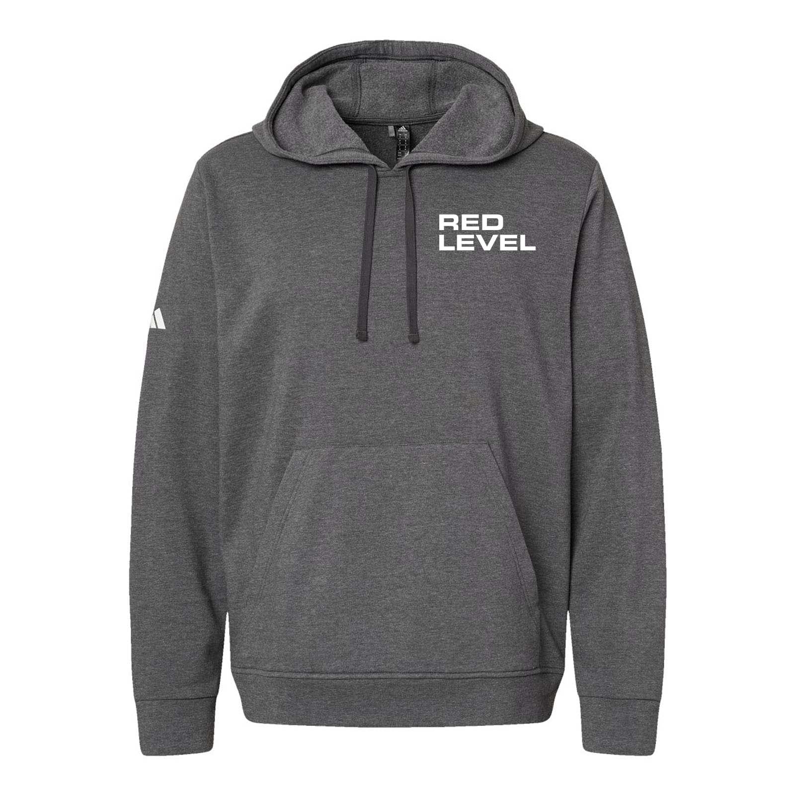 Red Level Adidas - Fleece Hooded Sweatshirt Printed - Mato & Hash