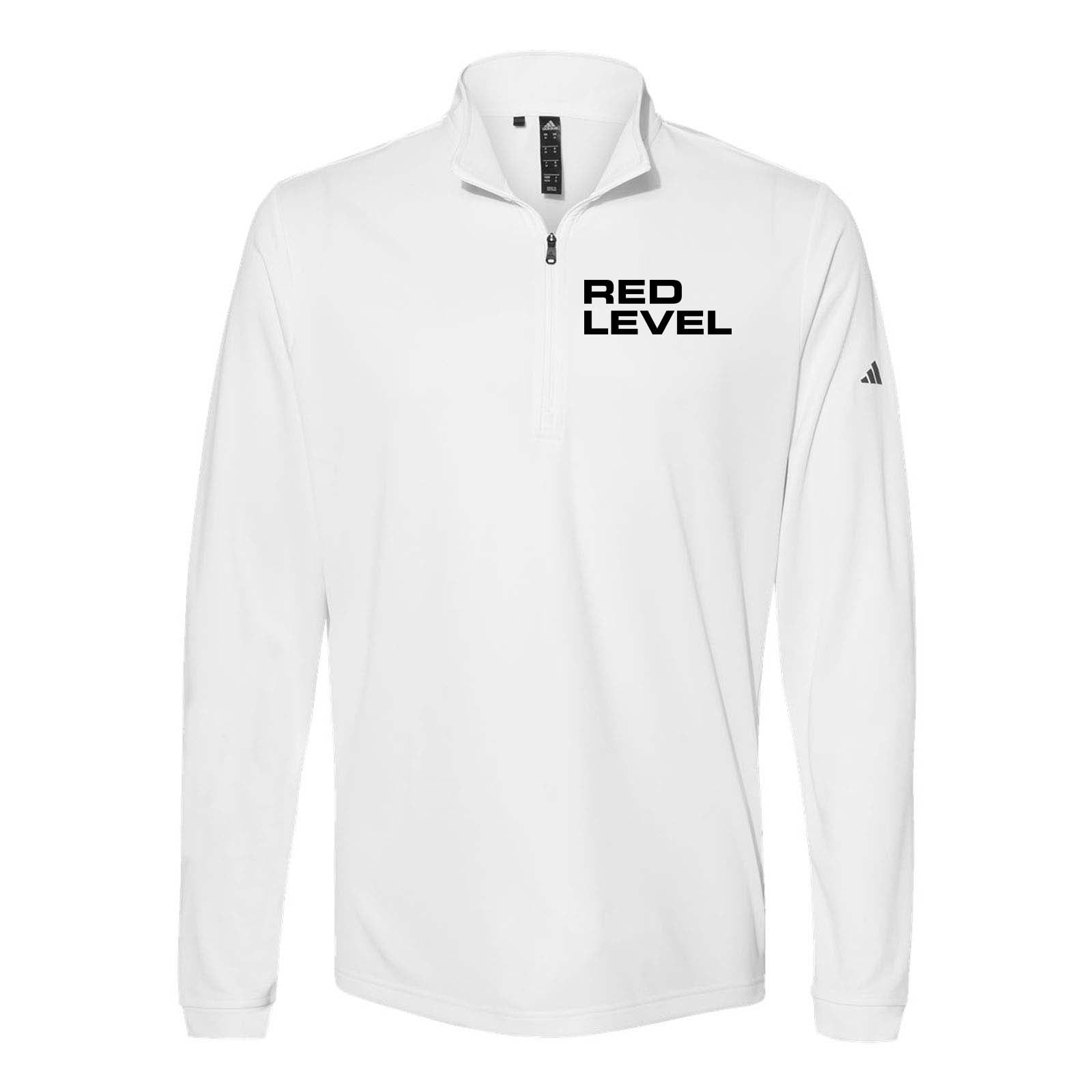 Red Level Adidas - Lightweight Quarter-Zip Pullover Embroidery - Mato & Hash