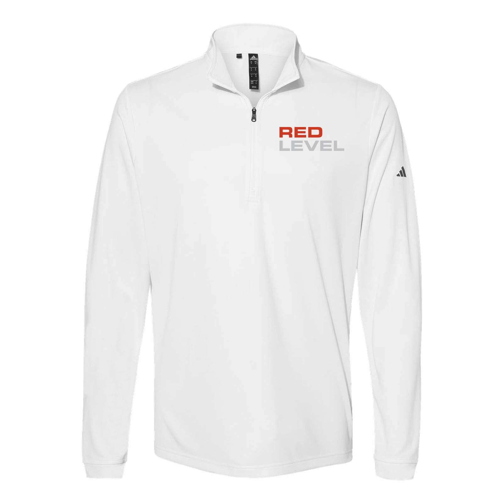 Red Level Adidas - Lightweight Quarter-Zip Pullover Embroidery - Mato & Hash