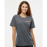 Red Level Adidas - Women's Blended T-Shirt Embroidery - Mato & Hash