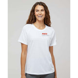 Red Level Adidas - Women's Blended T-Shirt Embroidery - Mato & Hash