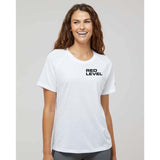 Red Level Adidas - Women's Blended T-Shirt Embroidery - Mato & Hash