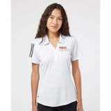 Red Level Adidas - Women's Floating 3-Stripes Polo Embroidery - Mato & Hash