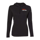 Red Level Adidas - Women's Lightweight Hooded Sweatshirt Embroidery - Mato & Hash