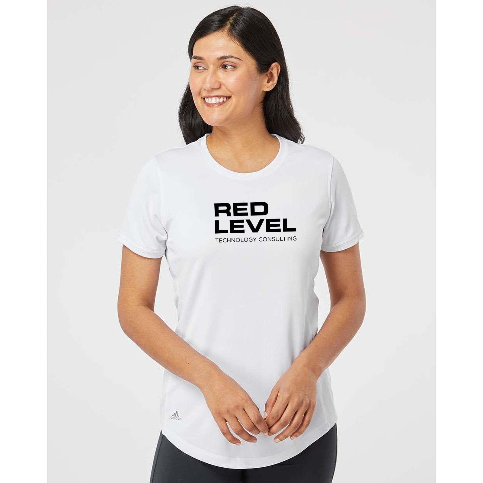 Red Level Adidas - Women's Sport T-Shirt Printed - Mato & Hash