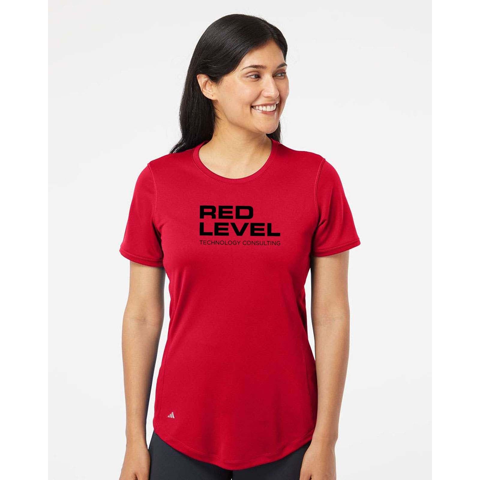 Red Level Adidas - Women's Sport T-Shirt Printed - Mato & Hash