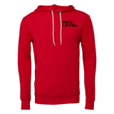 Red Level Bella + Canvas Sponge Fleece Pullover Hoodie Embroidery