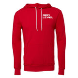 Red Level Bella + Canvas Sponge Fleece Pullover Hoodie Embroidery - Mato & Hash