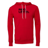 Red Level Bella + Canvas Sponge Fleece Pullover Hoodie Printed - Mato & Hash