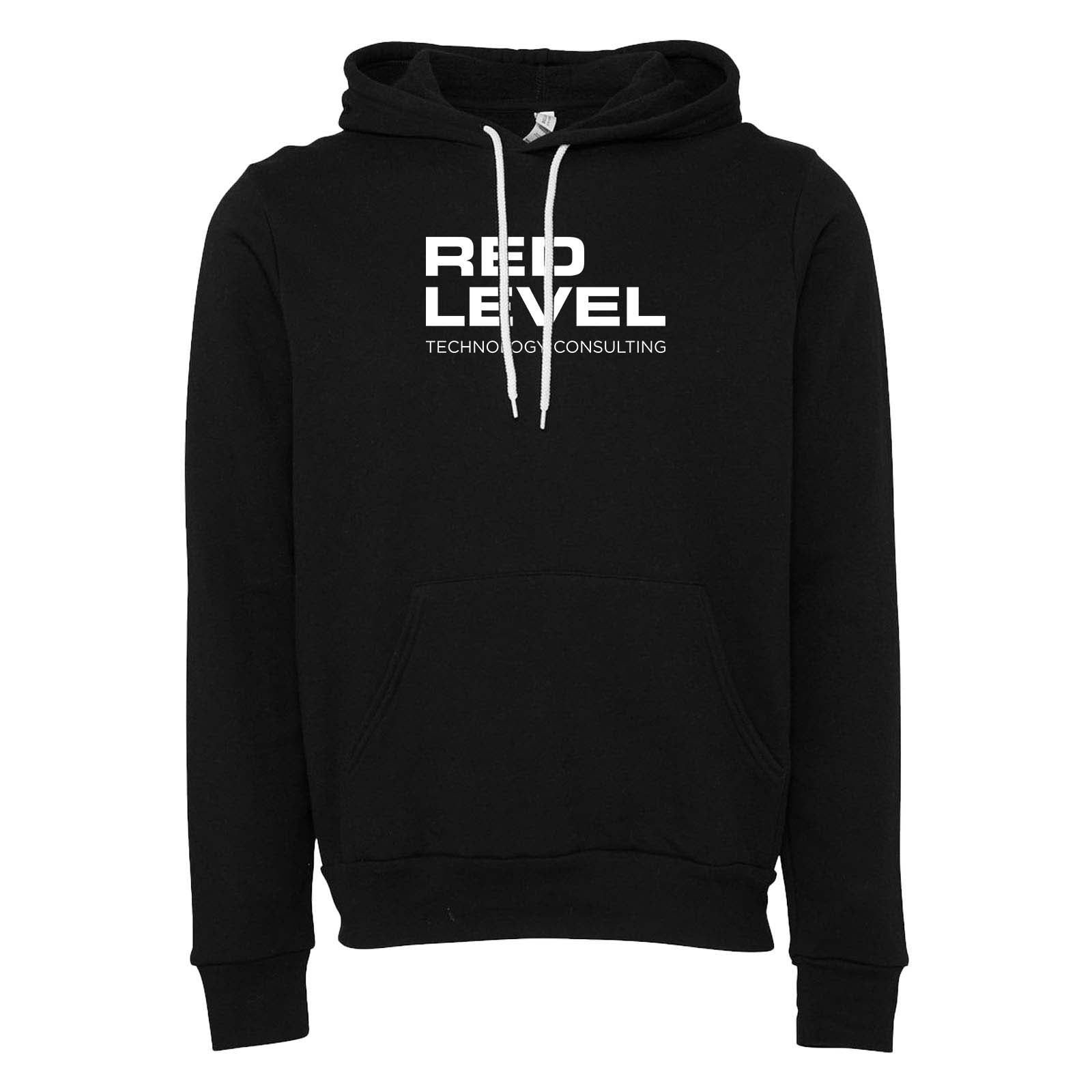 Red Level Bella + Canvas Sponge Fleece Pullover Hoodie Printed - Mato & Hash