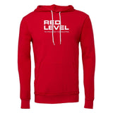 Red Level Bella + Canvas Sponge Fleece Pullover Hoodie Printed - Mato & Hash