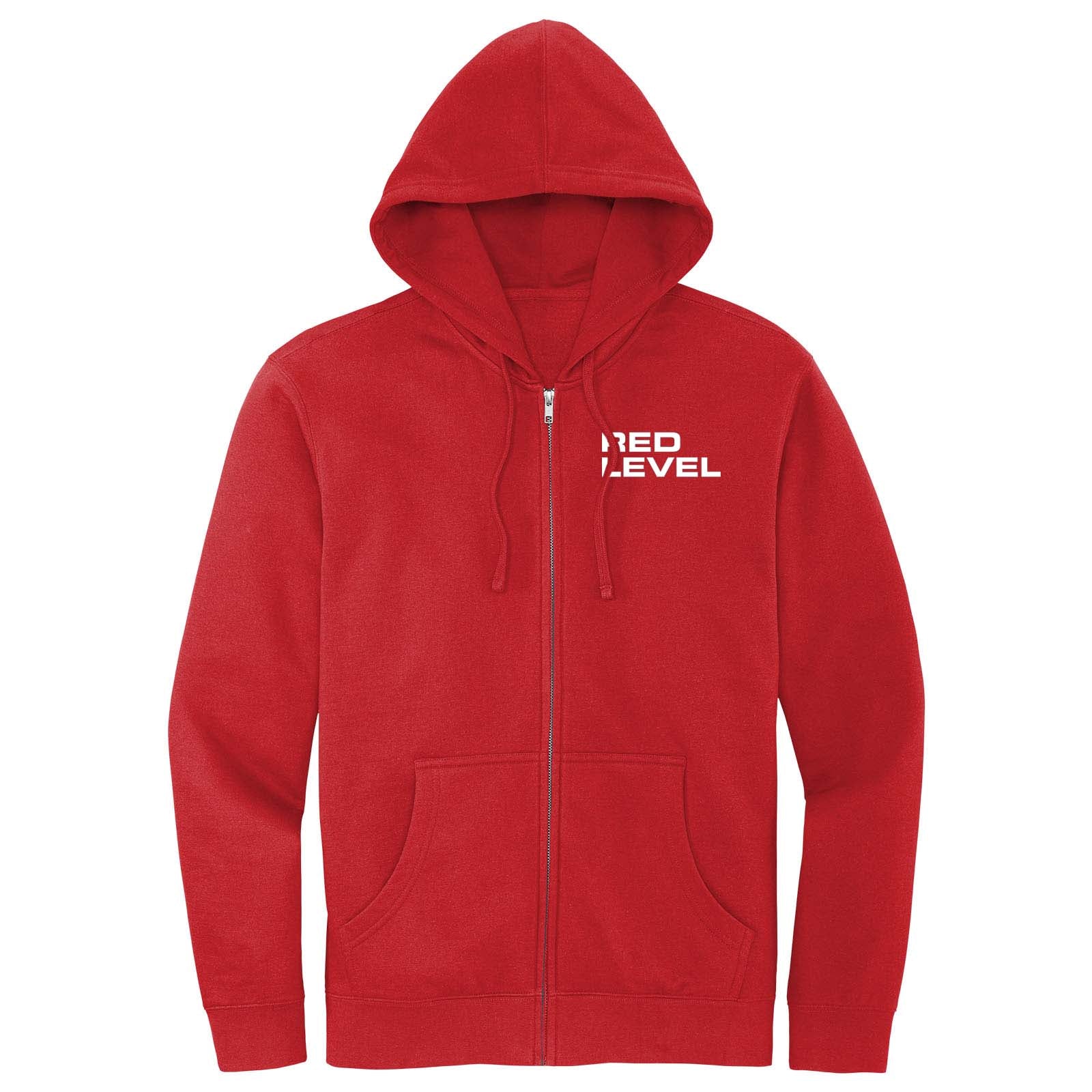 Red Level DistrictÂ® V.I.T.â„¢ Fleece Full-Zip Hoodie Embroidery - Mato & Hash