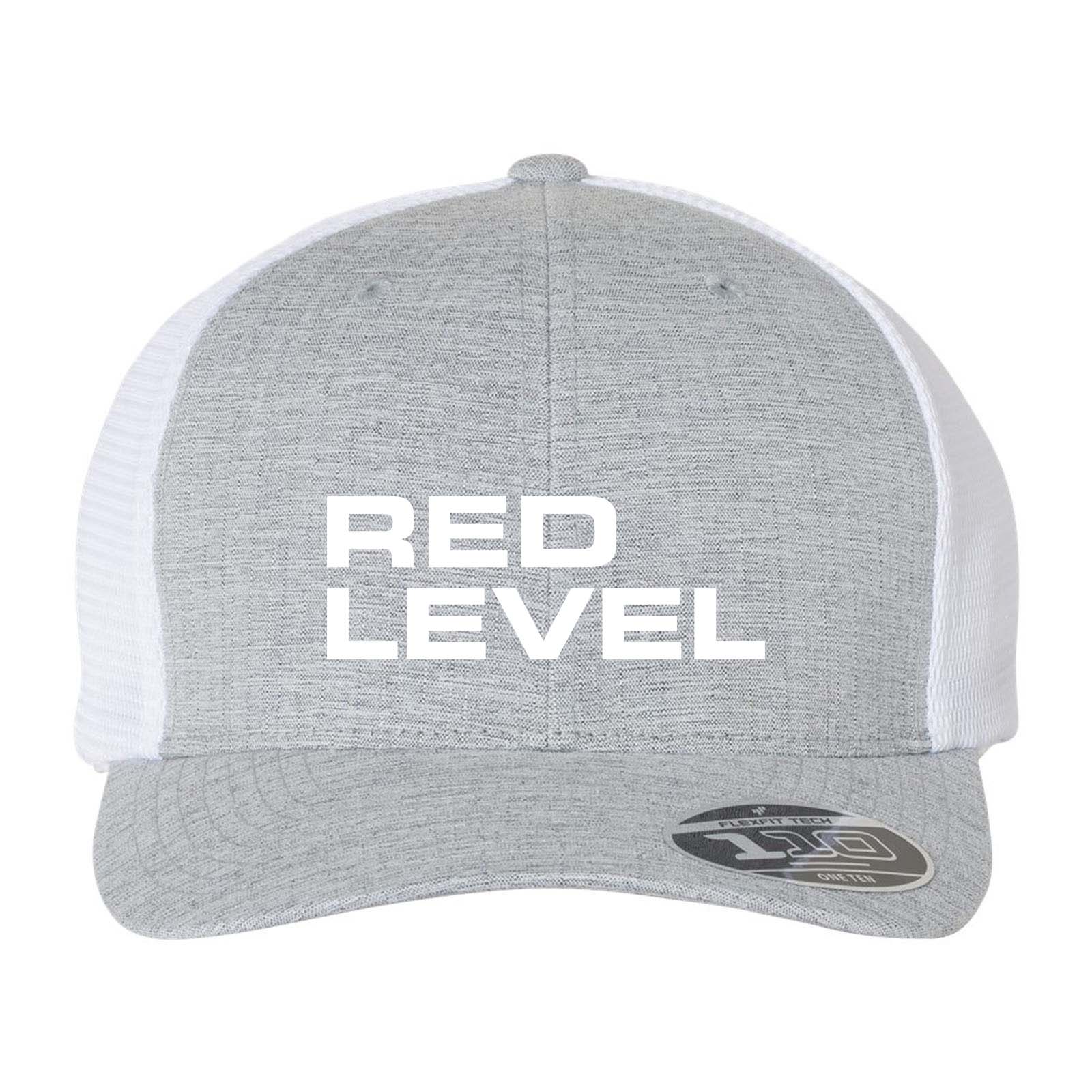 Red Level Flexfit - 110Â® Mesh-Back Cap Embroidery - Mato & Hash