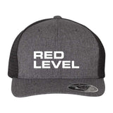 Red Level Flexfit - 110Â® Mesh-Back Cap Embroidery - Mato & Hash