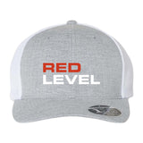 Red Level Flexfit - 110Â® Mesh-Back Cap Embroidery - Mato & Hash