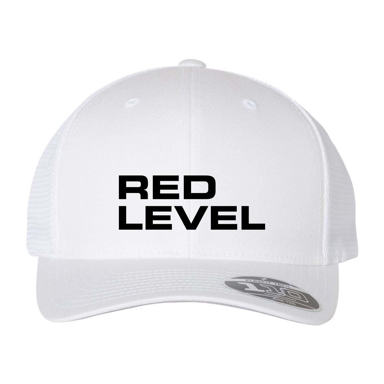 Red Level Flexfit - 110Â® Mesh-Back Cap Embroidery - Mato & Hash