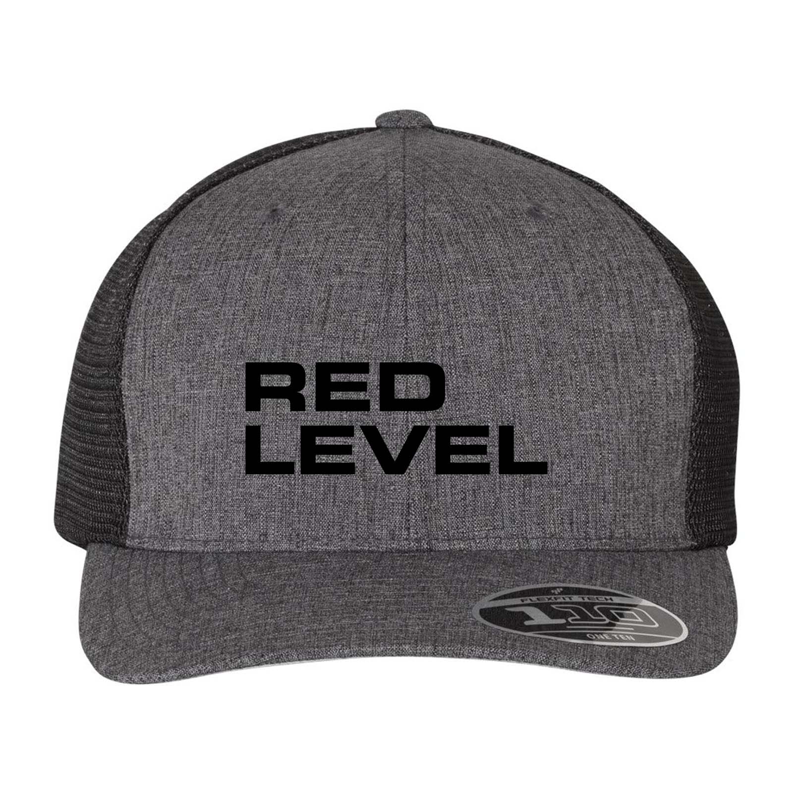 Red Level Flexfit - 110Â® Mesh-Back Cap Embroidery - Mato & Hash