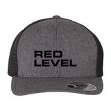 Red Level Flexfit - 110Â® Mesh-Back Cap Embroidery