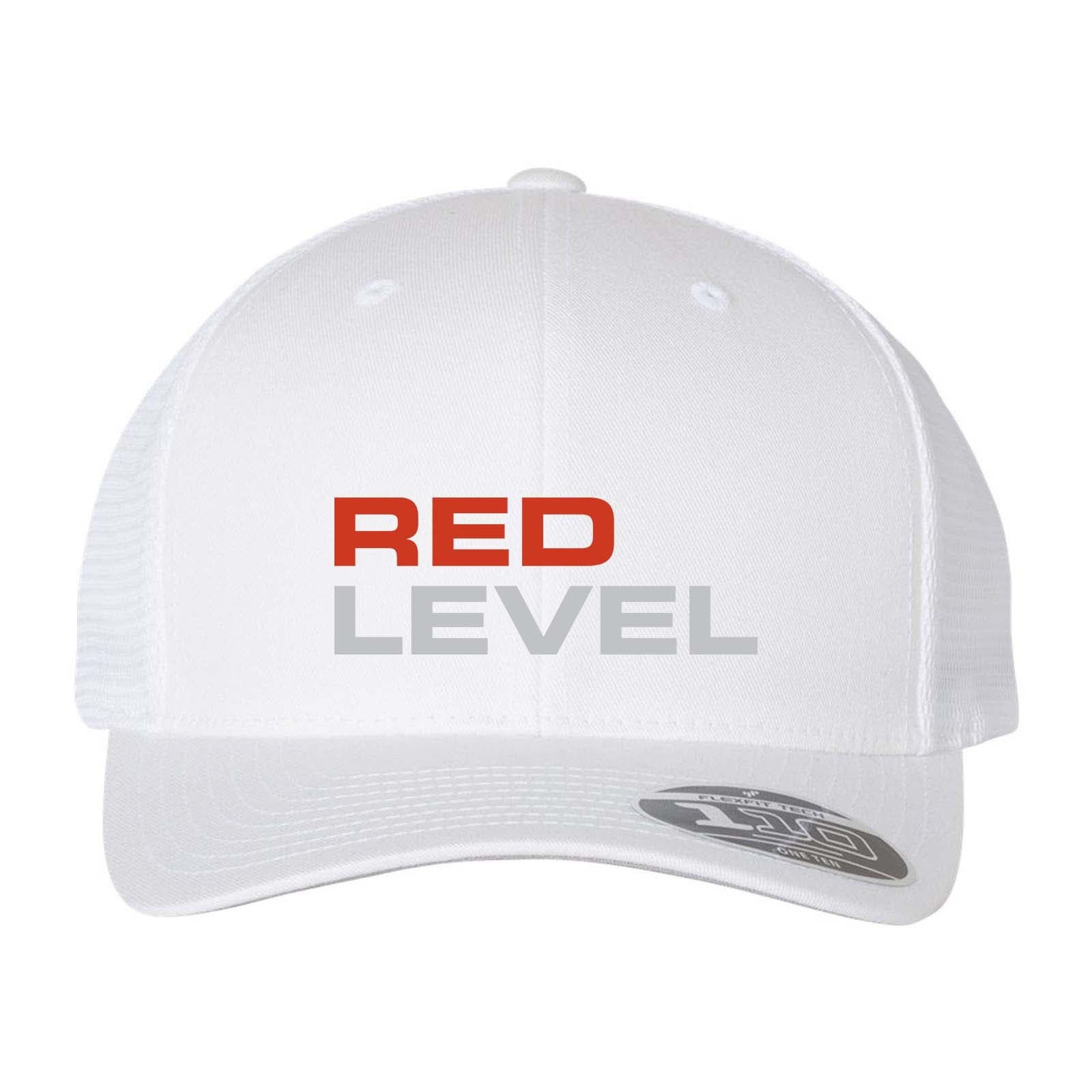 Red Level Flexfit - 110Â® Mesh-Back Cap Embroidery - Mato & Hash