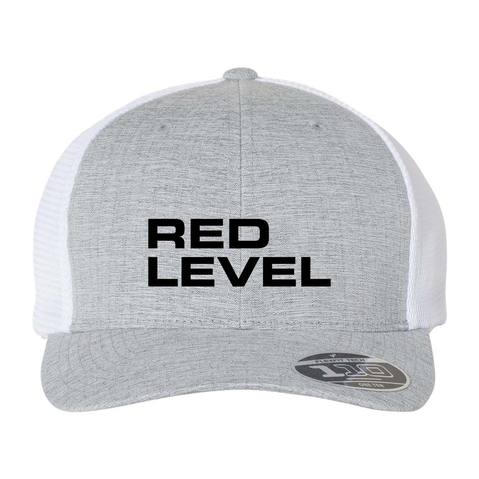 Red Level Flexfit - 110Â® Mesh-Back Cap Embroidery - Mato & Hash