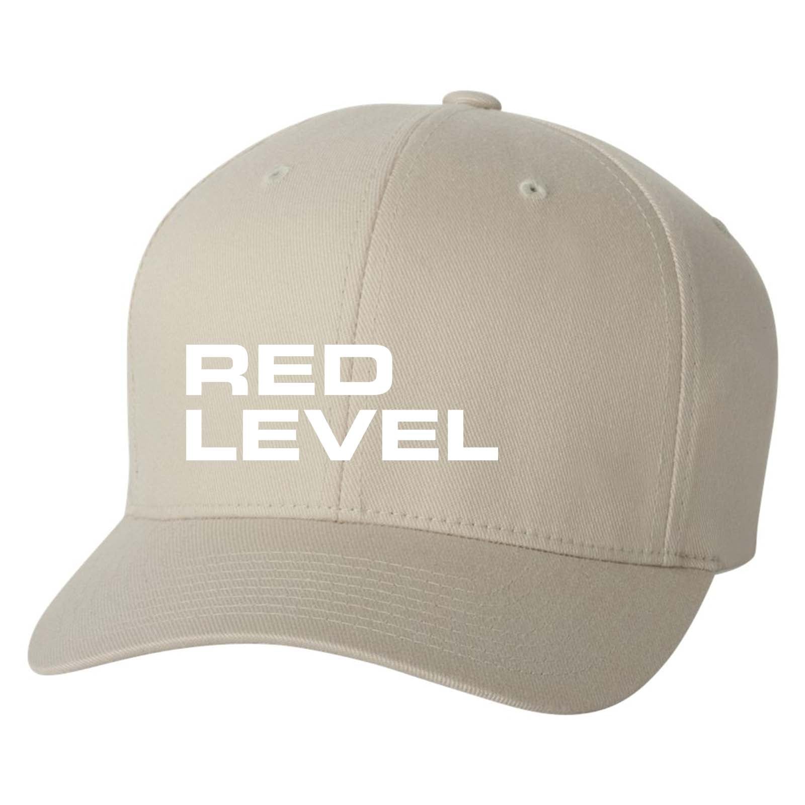 Red Level Flexfit Cotton Blend Cap Embroidery - Mato & Hash