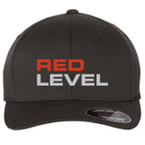 Red Level Flexfit Cotton Blend Cap Embroidery - Mato & Hash